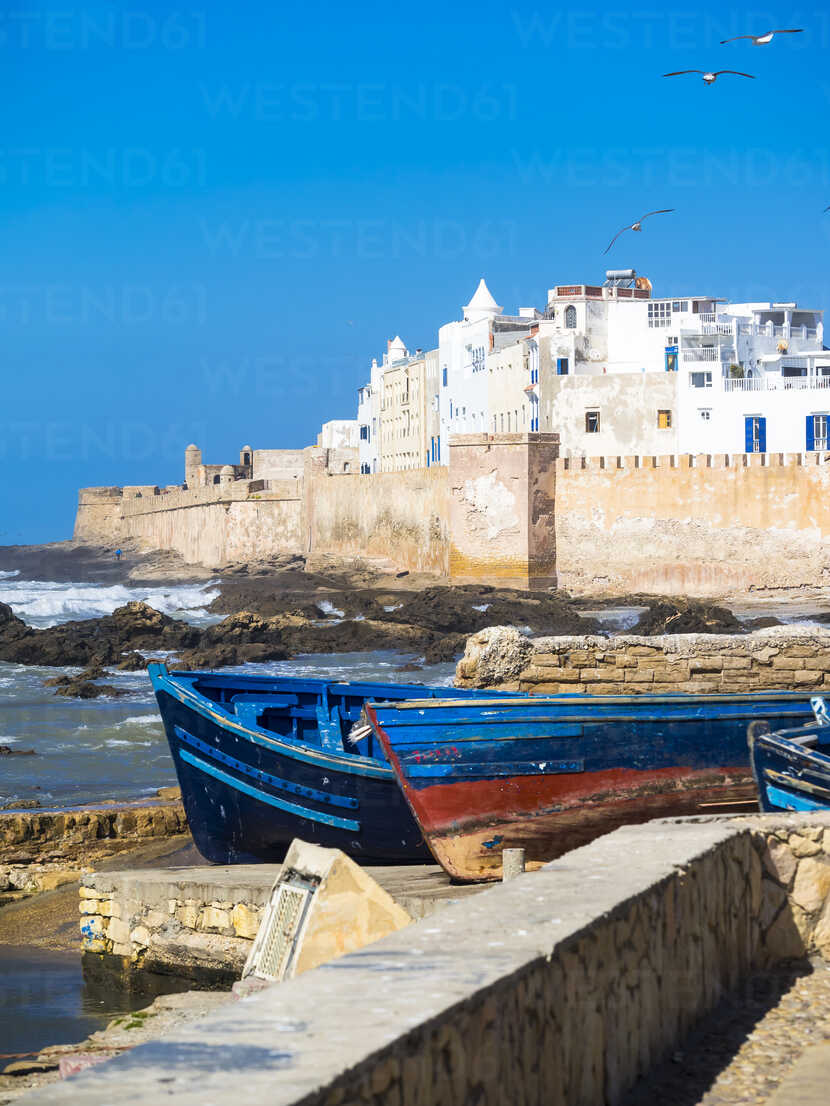 Morocco Essaouira Sqala De La Kasbah Sea Wall Of Old Town Amf Martin Moxter Westend61