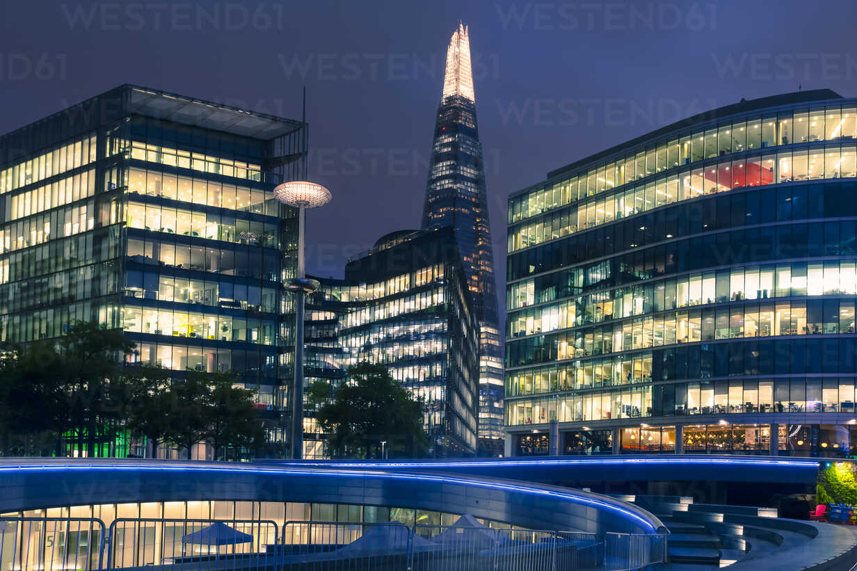 UK, London, office buildings at financial district by ...