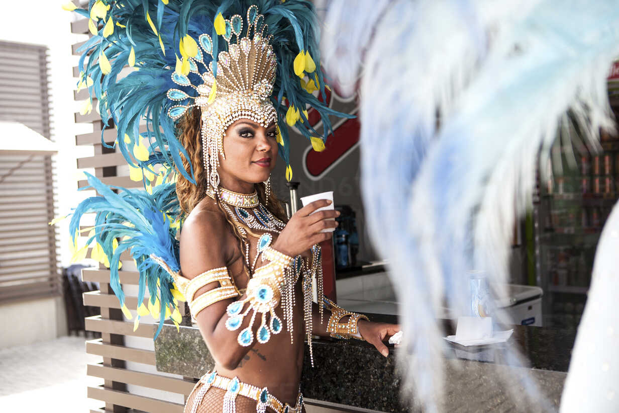 Samba Dancer With Refreshment Rio De Janeiro Brazil Cuf Jag Images Westend61