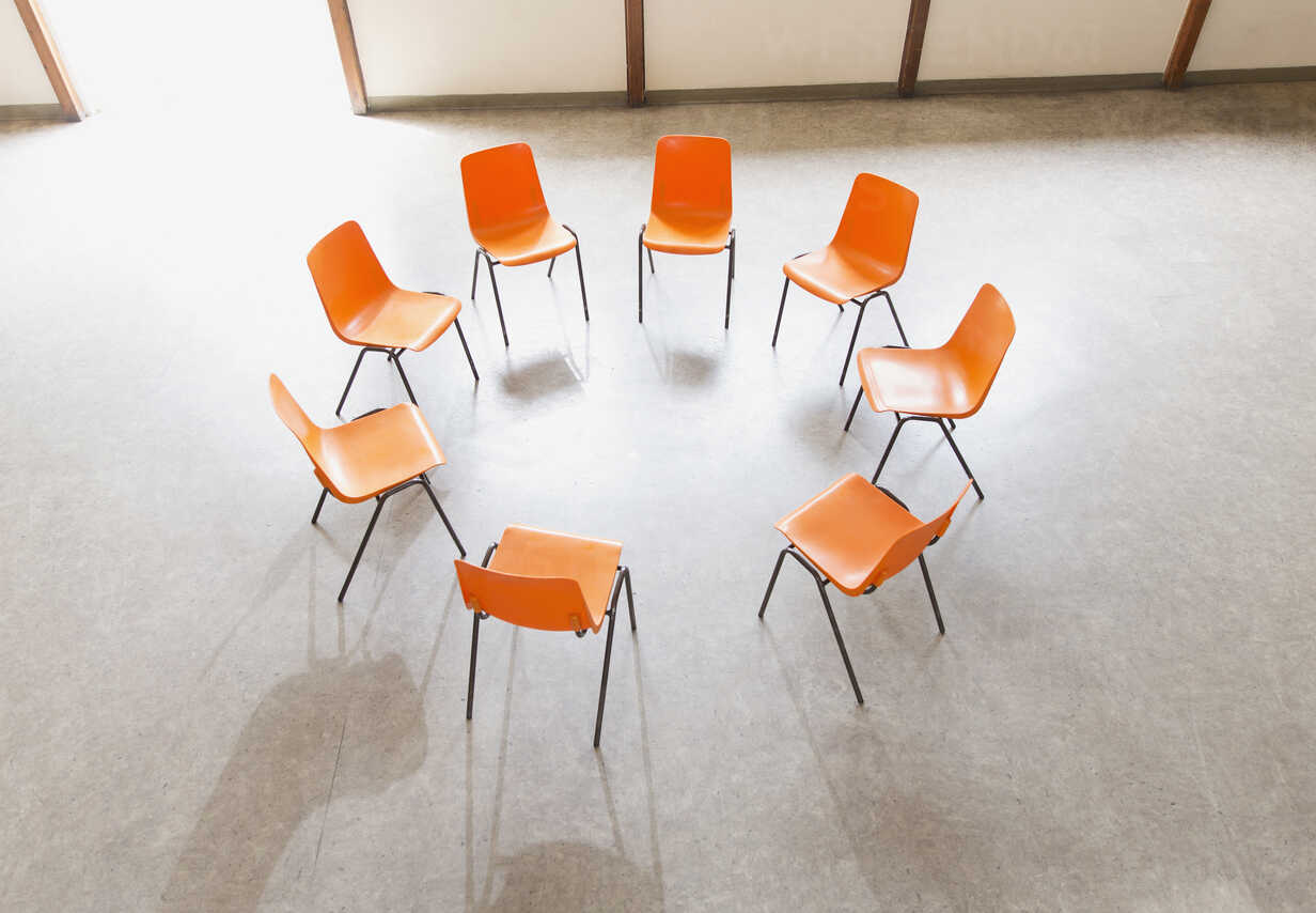 circle of chairs ready in community center  caif22510  tom