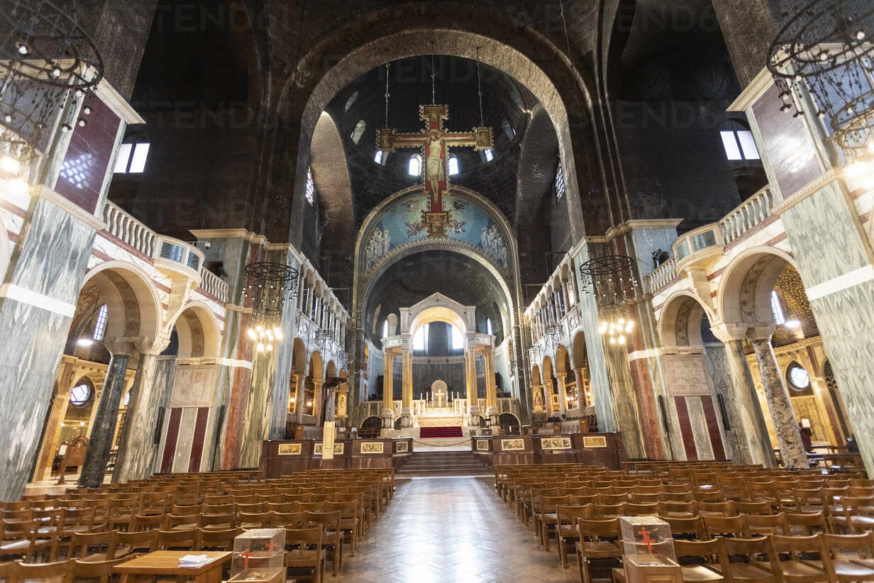 Interior Details Of Westminster Cathedral London England United Kingdom Europe Stockphoto