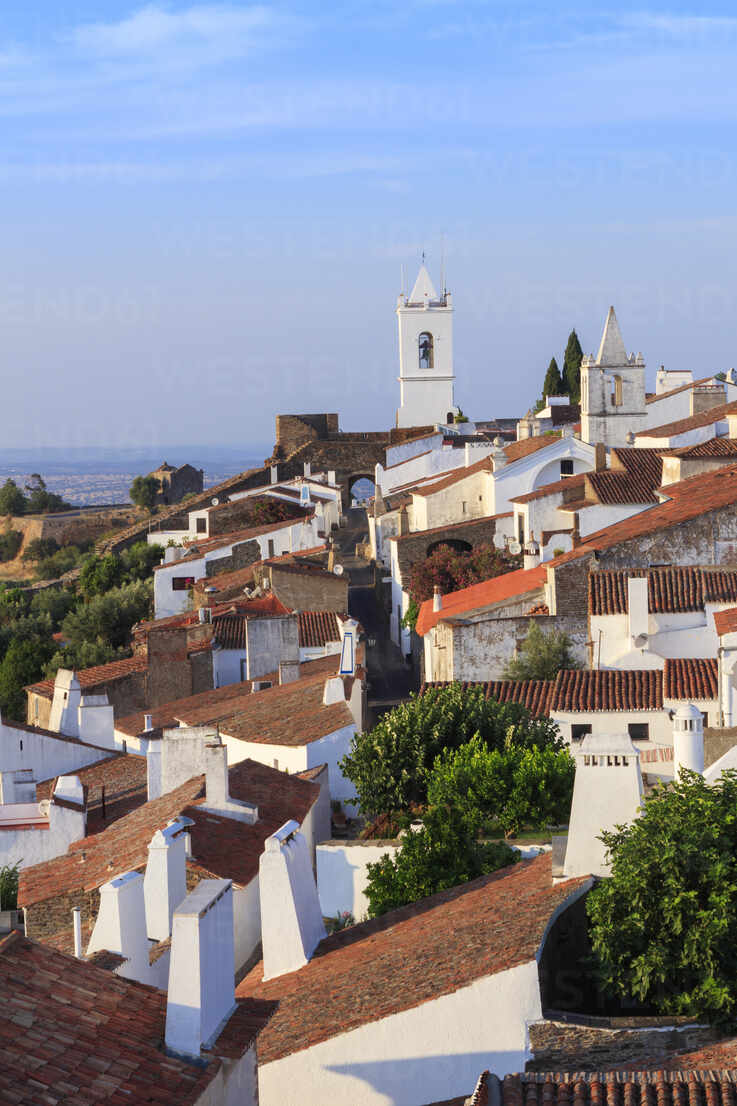 View Of The Medieval Fortified Village Of Monsaraz Alentejo Portugal Europe Rhplf04669 Rhpl Westend61