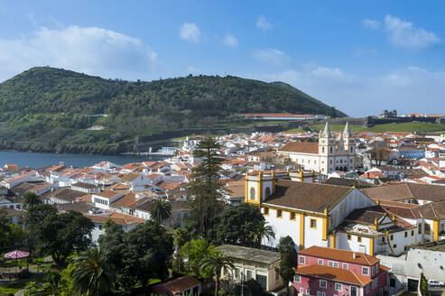 Portugal Azores Terceira Angra Do Heroismo Overlook Over The Town Runf006 Michael Runkel Westend61