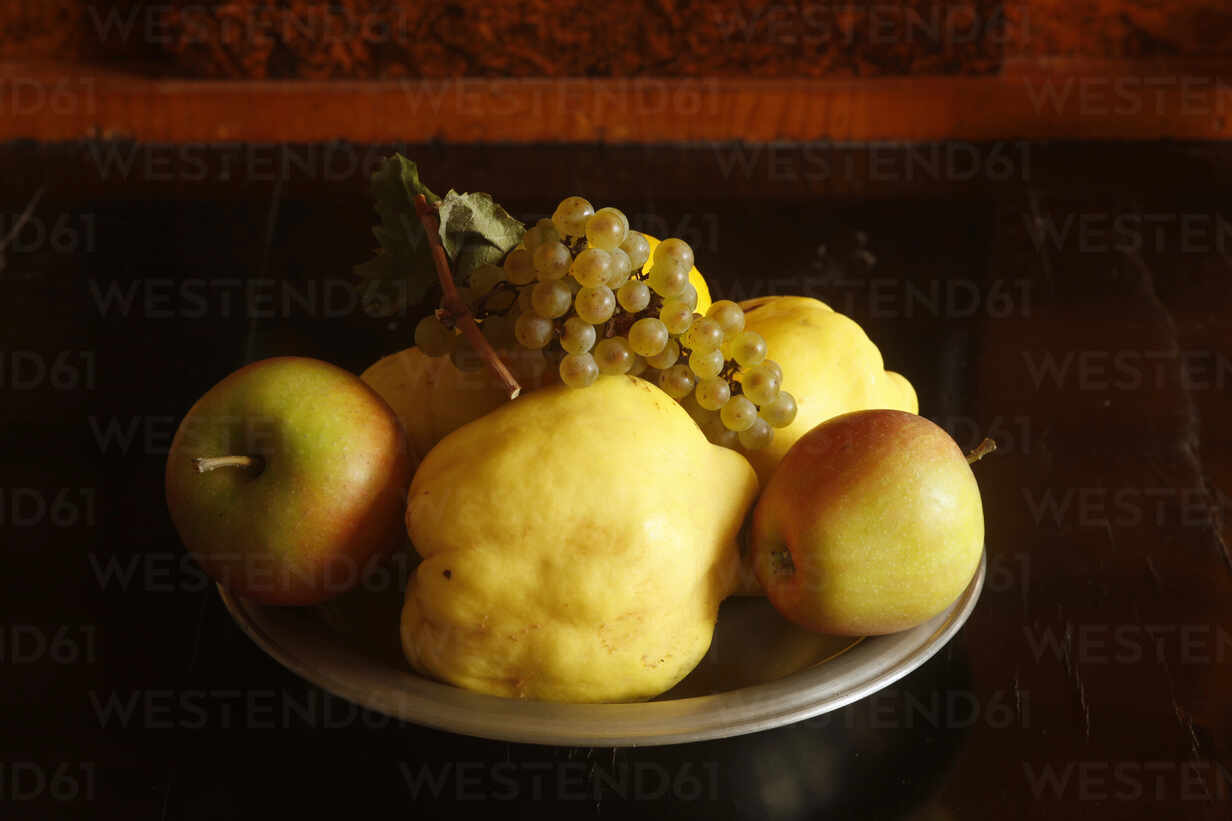 Still Life With Quinces Apples And Grapes Jtf Thomas Jager Westend61