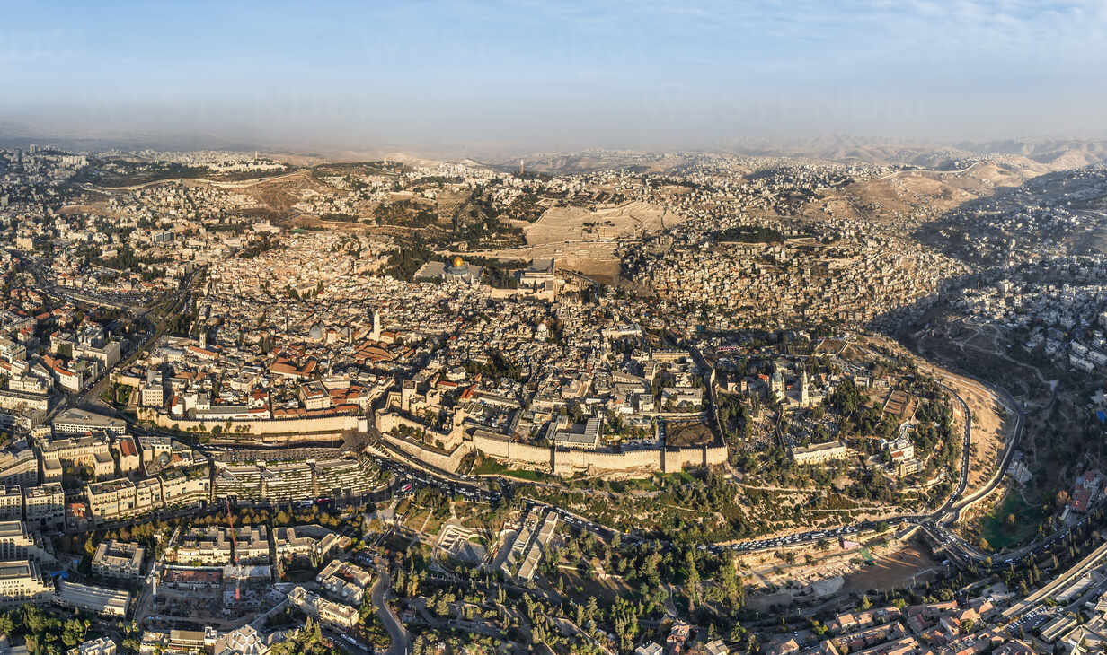 General Aerial View Of Jerusalem Israel ef Amazing Aerial Westend61