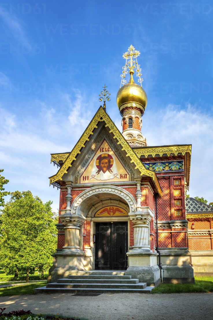 Germany Hesse Bad Homburg Vor Der Hohe Small Ornate Russian Church Puf Pure Passion Photography Westend61